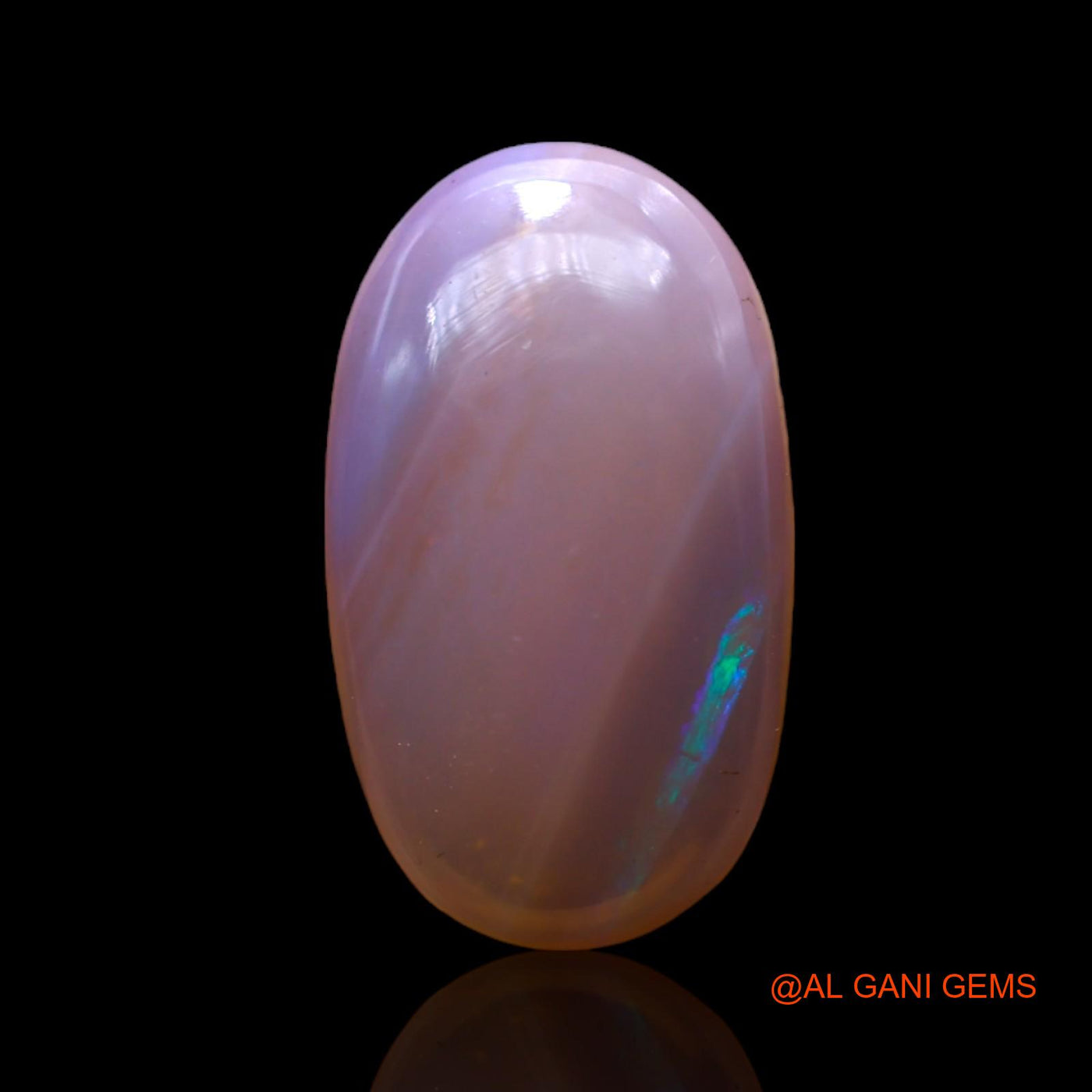 3.00 Cts Natural Australian Fire Opal Oval Cabochon Loose Gemstone For Jewelry 15x9x3 mm AC-486