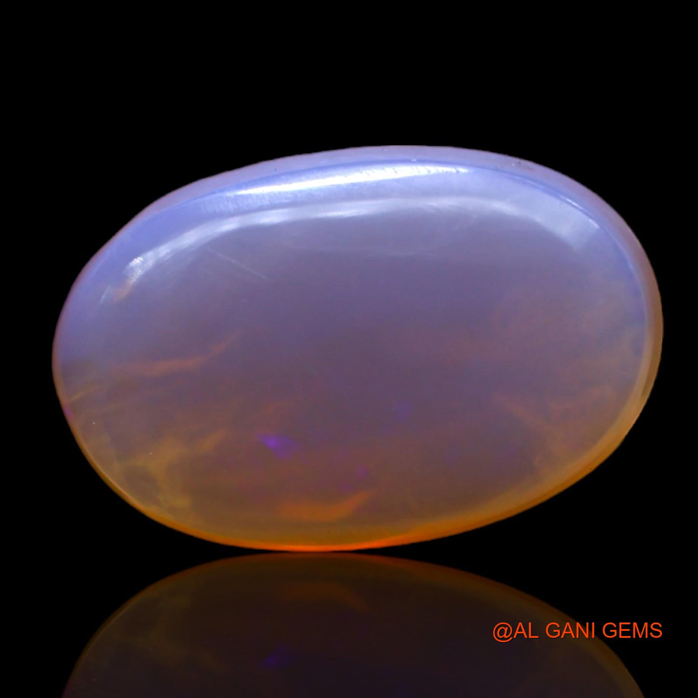 3.00 Cts Natural Australian Fire Opal Loose Gemstone Oval Cabochon 14x9x4 mm AC-489
