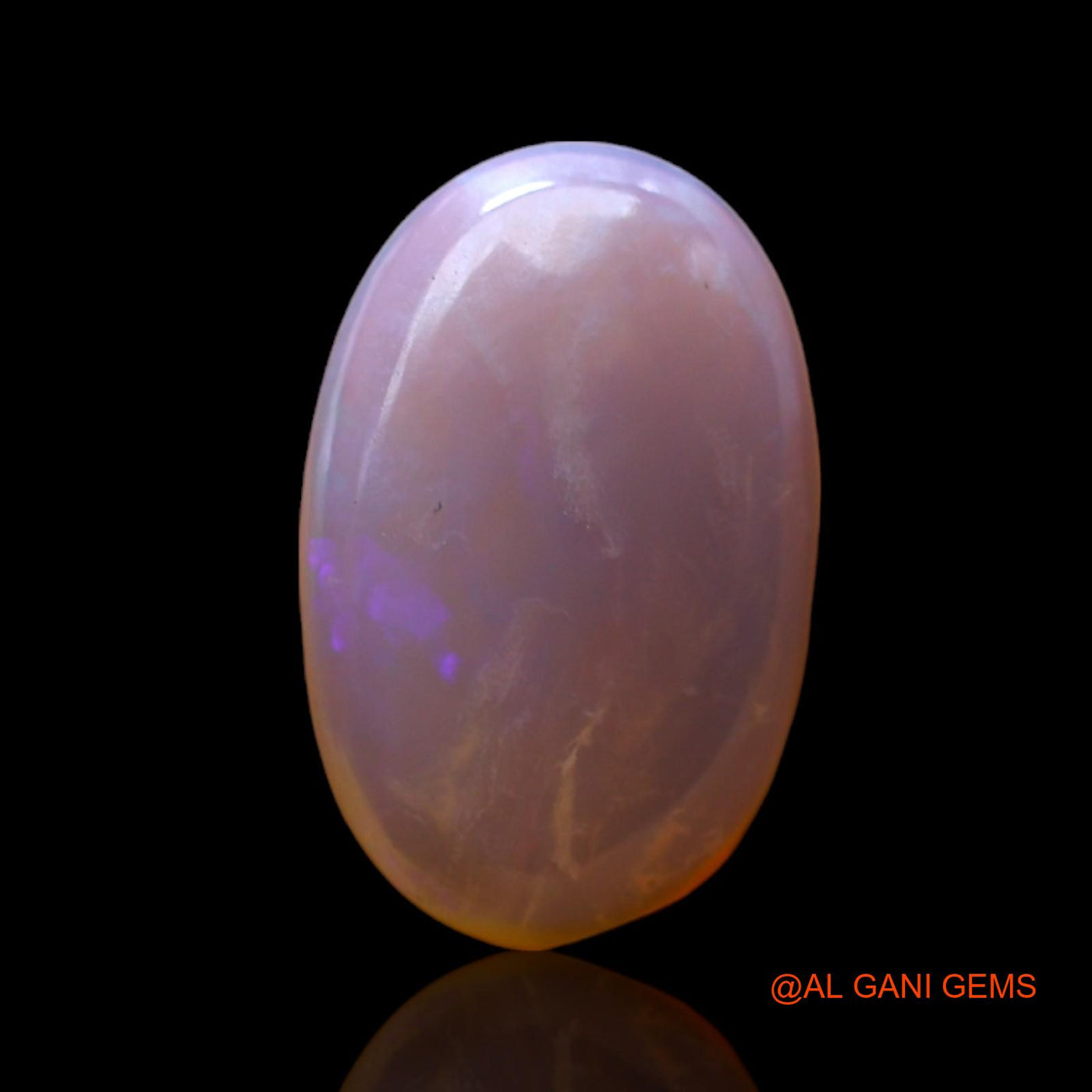 3.00 Cts Natural Australian Fire Opal Loose Gemstone Oval Cabochon 14x9x4 mm AC-489