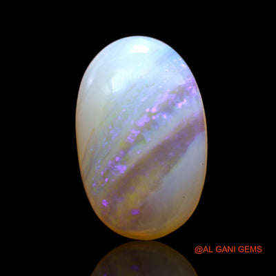 7.00 Cts Natural Australian Fire Opal Loose Gemstone Oval Cabochon 19x12x4 mm AC-48