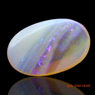 7.00 Cts Natural Australian Fire Opal Loose Gemstone Oval Cabochon 19x12x4 mm AC-48