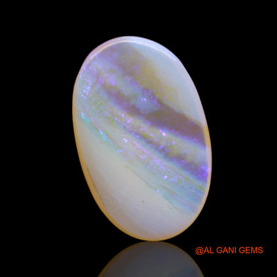 7.00 Cts Natural Australian Fire Opal Loose Gemstone Oval Cabochon 19x12x4 mm AC-48