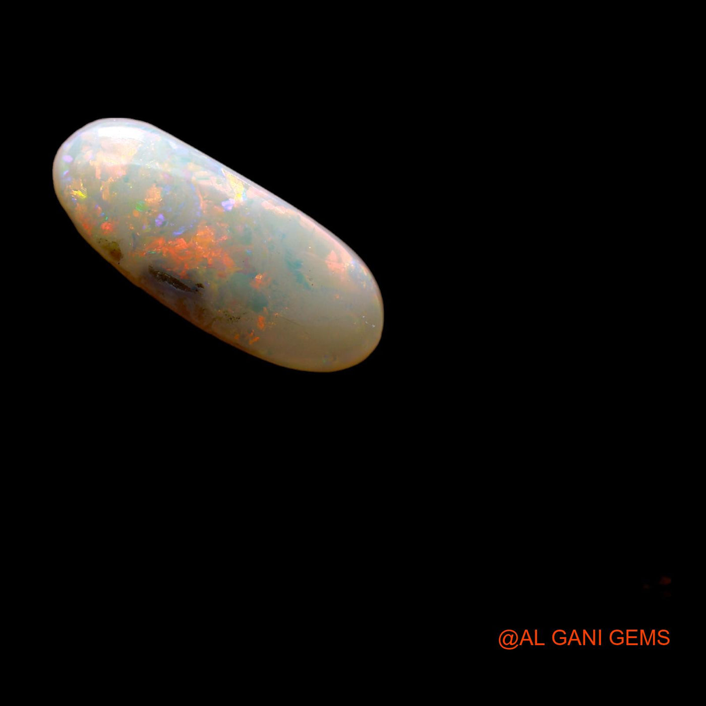 2.00 Cts Natural Australian Fire Opal Loose Gemstone Oval Cabochon 16x6x3 mm AC-491