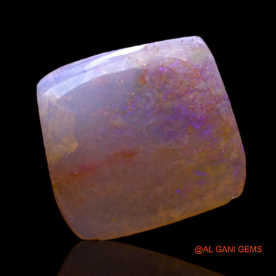Natural Untreated Fire Opal Loose Gemstone Square Cabochon From Australia 2.00 Cts 11x10x3 mm AC-492