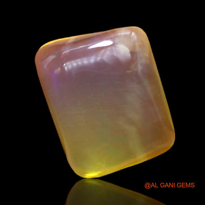 4.00 Cts Natural Australian Fire Opal Loose Gemstone Square Cabochon 11x9x5 mm AC-494