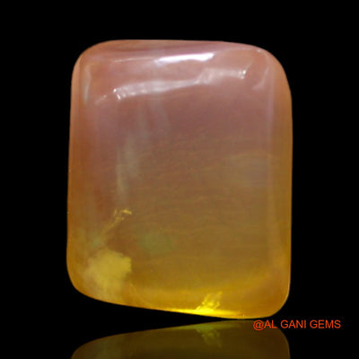 4.00 Cts Natural Australian Fire Opal Loose Gemstone Square Cabochon 11x9x5 mm AC-494