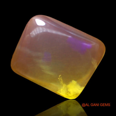 4.00 Cts Natural Australian Fire Opal Loose Gemstone Square Cabochon 11x9x5 mm AC-494