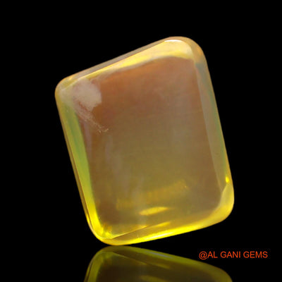 4.00 Cts Natural Australian Fire Opal Loose Gemstone Square Cabochon 11x9x5 mm AC-494