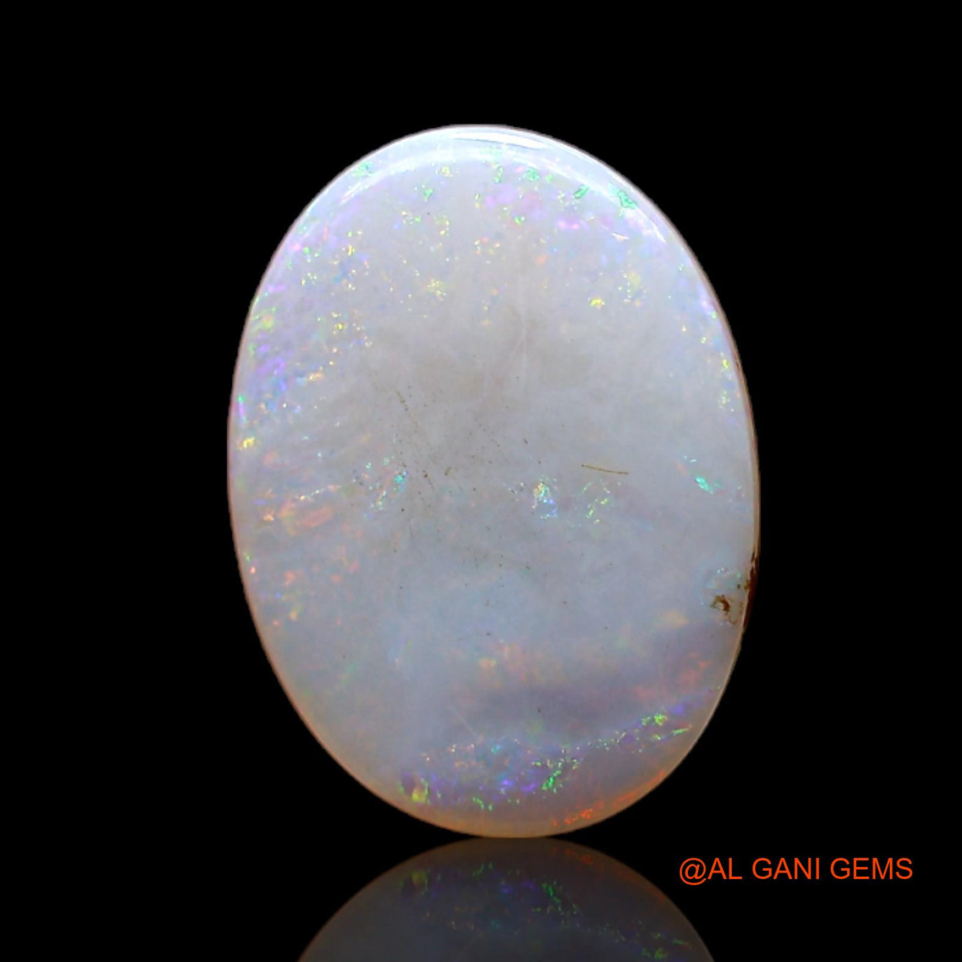 1.50 Cts Unheated Australian Fire Opal Loose Gemstone Oval Cabochon Natural 12x9x2 mm AC-495