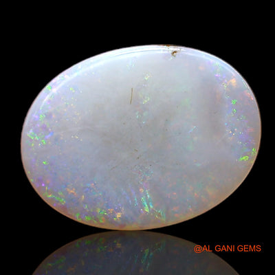 1.50 Cts Unheated Australian Fire Opal Loose Gemstone Oval Cabochon Natural 12x9x2 mm AC-495