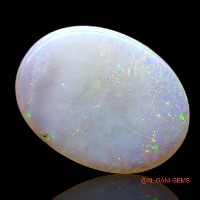 1.50 Cts Unheated Australian Fire Opal Loose Gemstone Oval Cabochon Natural 12x9x2 mm AC-495