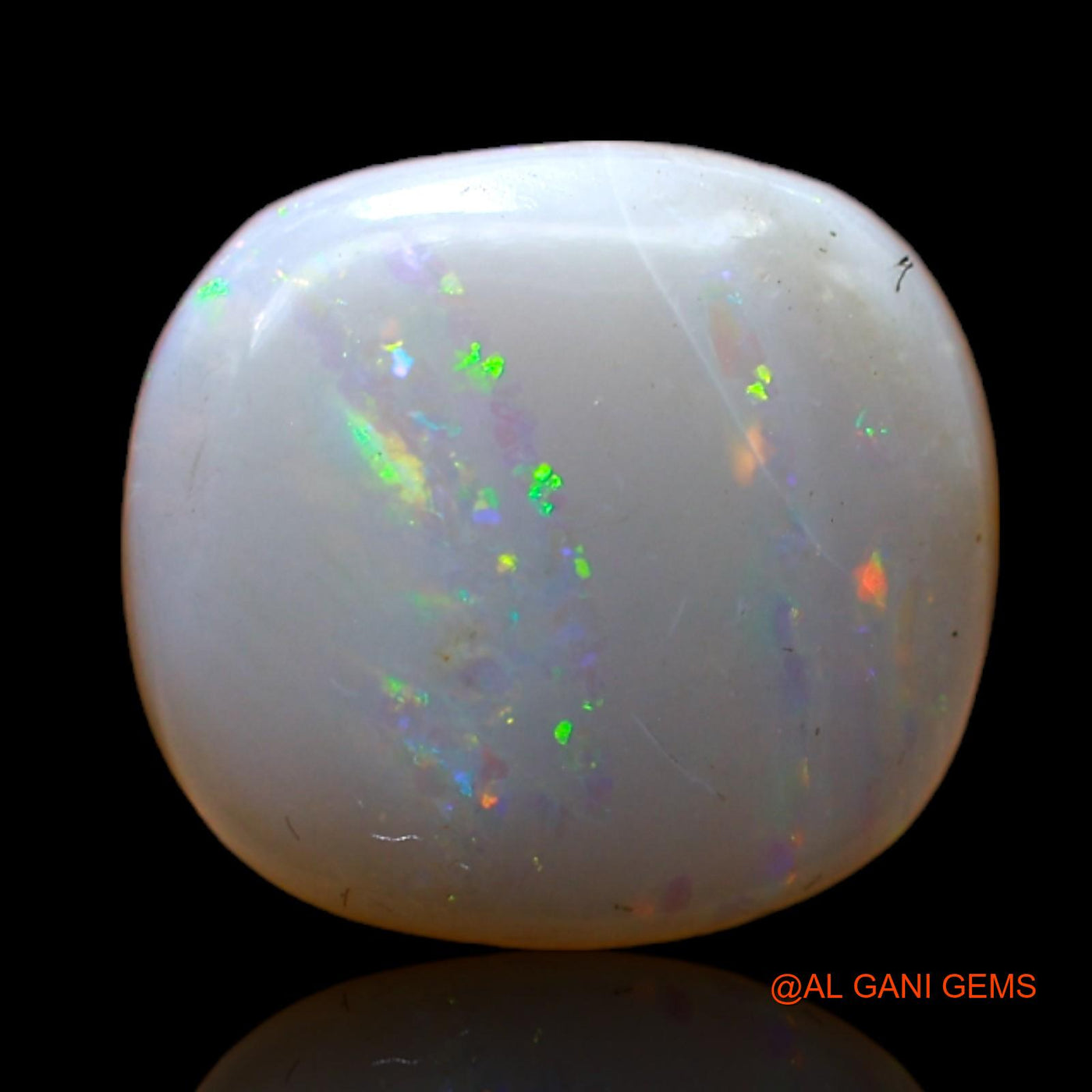 2.00 Cts Natural Australian Fire Opal Loose Gemstone Oval Cabochon 11x10x3 mm AC-496