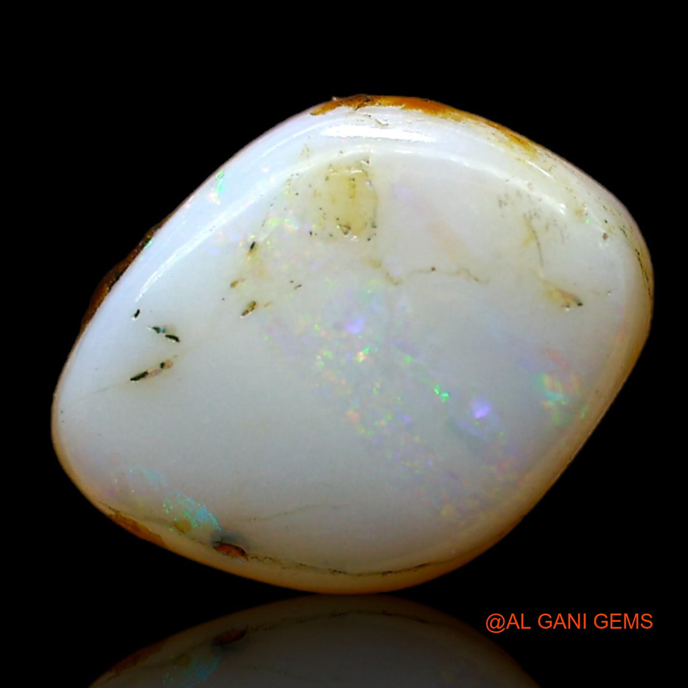 3.00 Cts Natural Australian Fire Opal Loose Gemstone Fancy Cabochon 13x10x3 mm AC-497