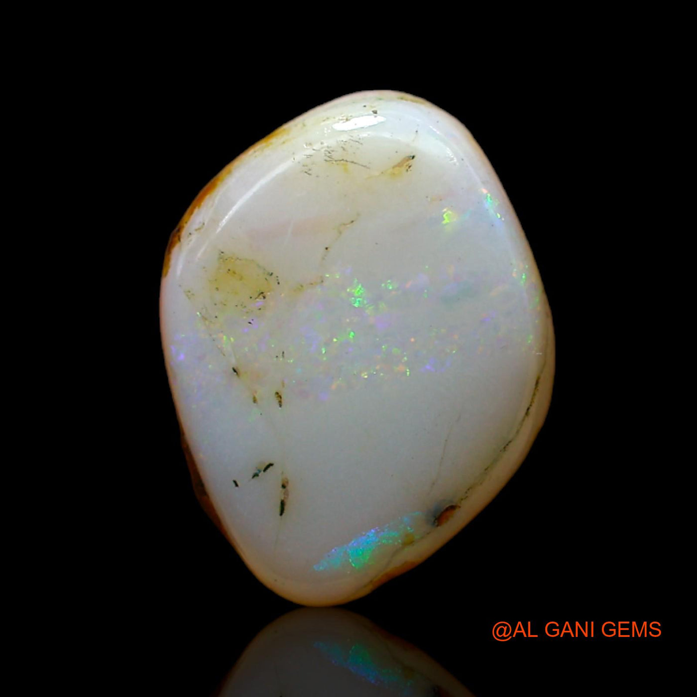 3.00 Cts Natural Australian Fire Opal Loose Gemstone Fancy Cabochon 13x10x3 mm AC-497