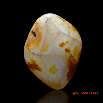 3.00 Cts Natural Australian Fire Opal Loose Gemstone Fancy Cabochon 13x10x3 mm AC-497