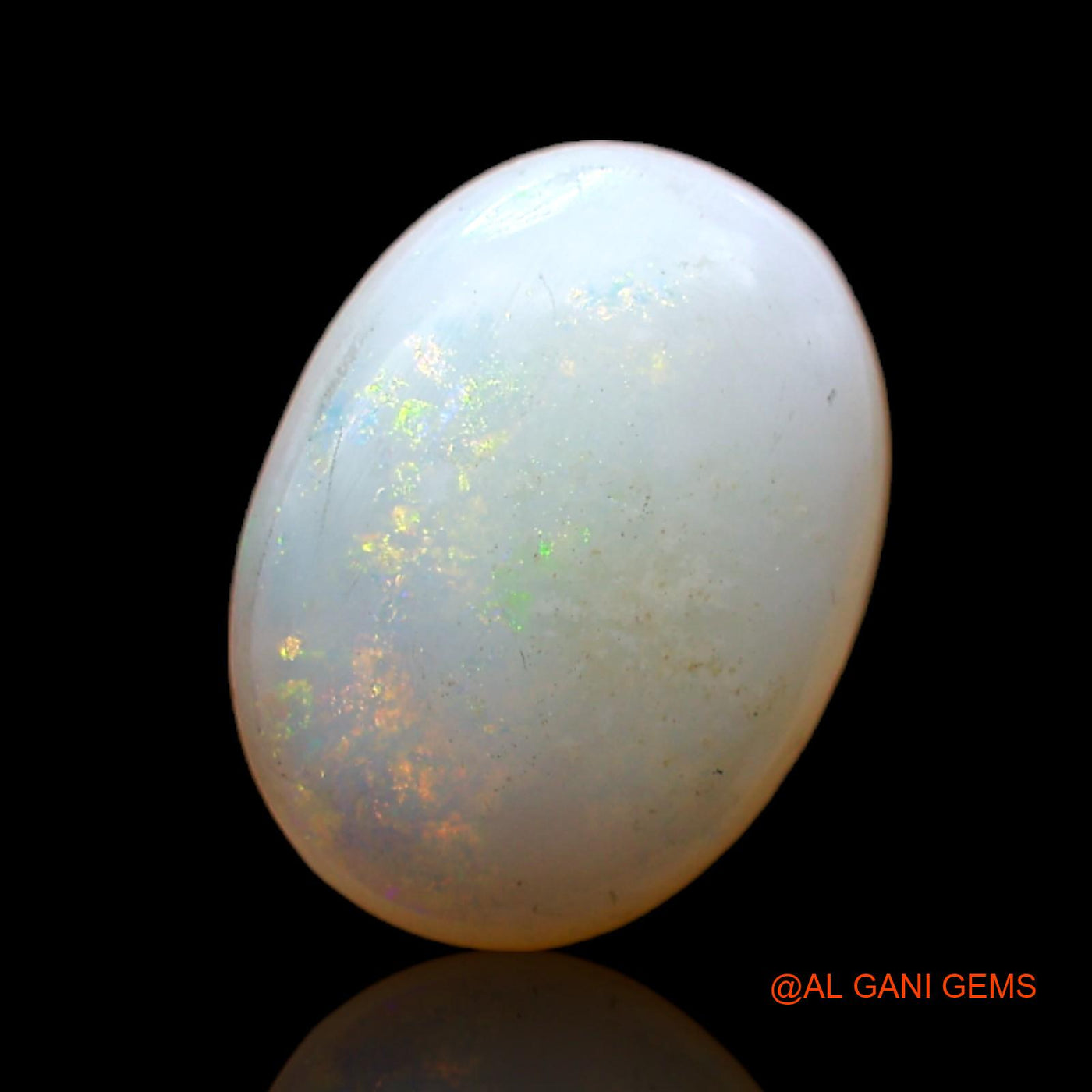 2.00 Cts Natural Australian Fire Opal Oval Cabochon Loose Gemstone For Jewelry 12x9x4 mm AC-499