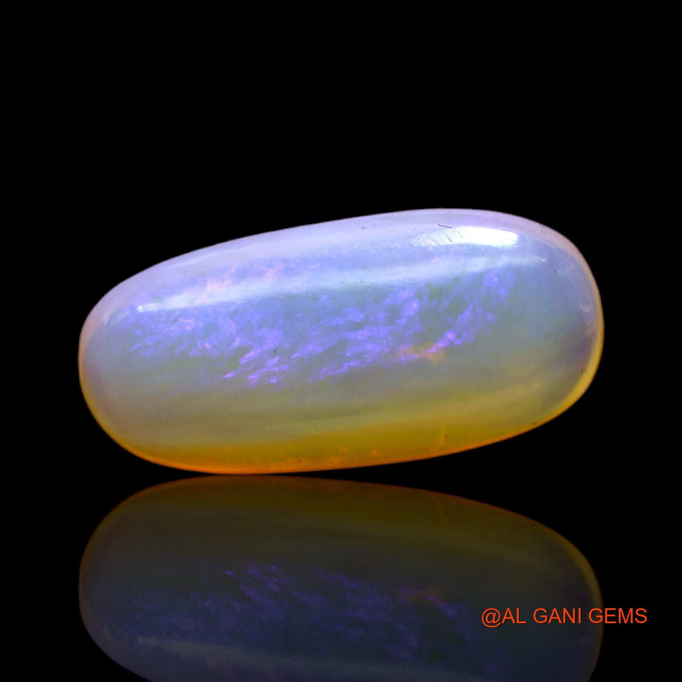 7.00 Cts Natural Australian Fire Opal Oval Cabochon Loose Gemstone For Jewelry 21x10x5 mm AC-49