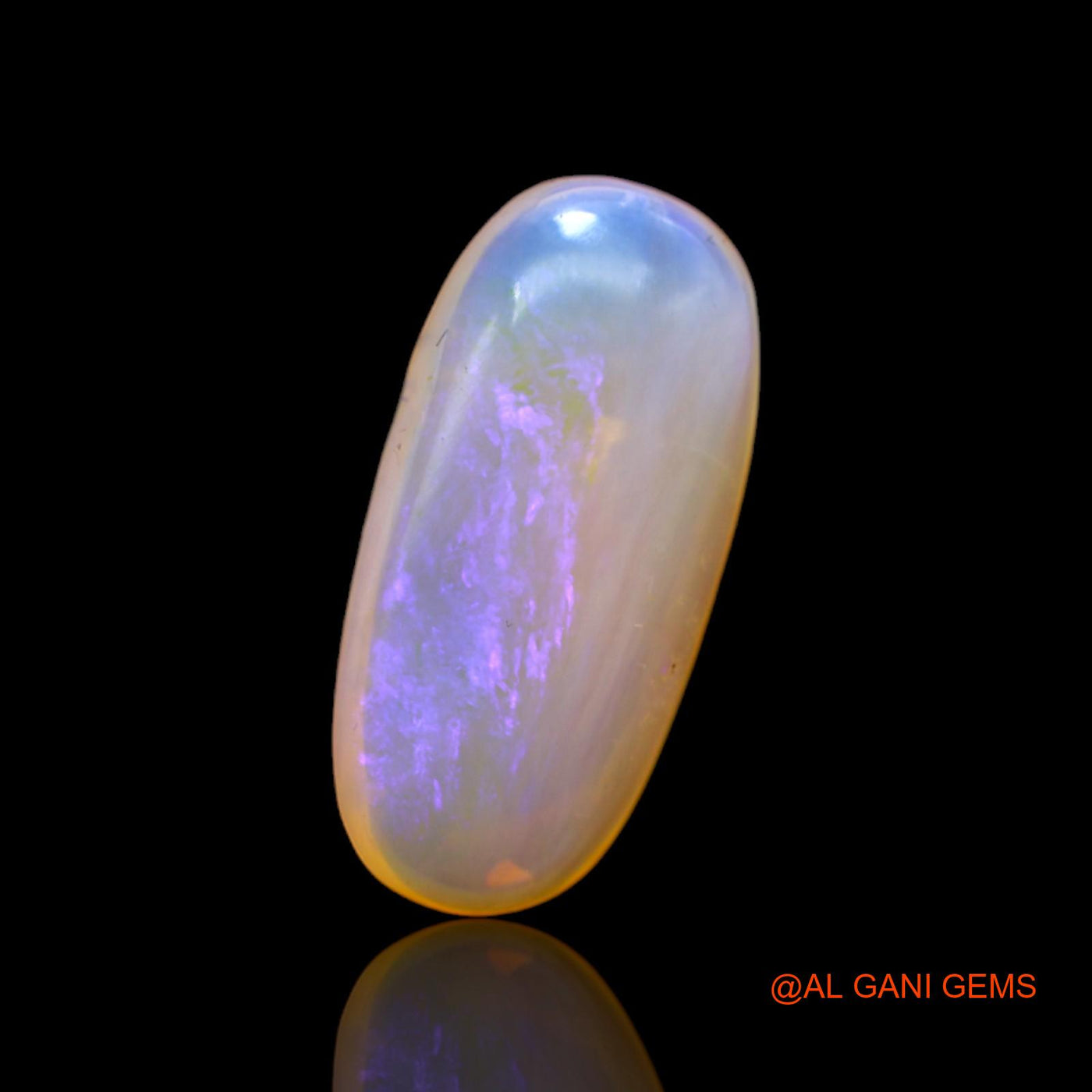 7.00 Cts Natural Australian Fire Opal Oval Cabochon Loose Gemstone For Jewelry 21x10x5 mm AC-49