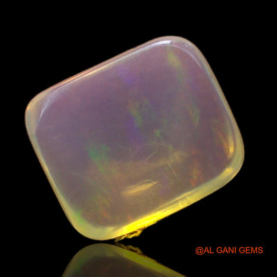 2.00 Cts Natural Australian Fire Opal Loose Gemstone Square Cabochon 10x8x3 mm AC-500