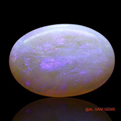 Natural Fire Opal Gemstone 10.00 Cts Loose Oval Cabochon From Australia 24x16x4 mm AC-501