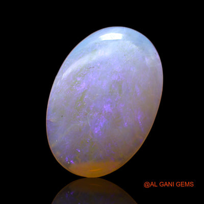 Natural Fire Opal Gemstone 10.00 Cts Loose Oval Cabochon From Australia 24x16x4 mm AC-501