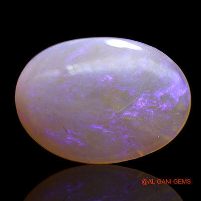 Natural Fire Opal Gemstone 10.00 Cts Loose Oval Cabochon From Australia 24x16x4 mm AC-501