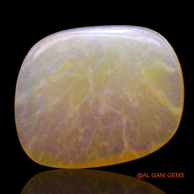 13.00 Cts Natural Australian Fire Opal Loose Gemstone Fancy Cabochon 21x17x4 mm AC-503