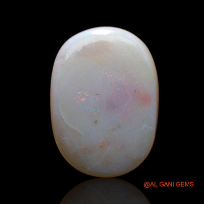 11.00 Cts Natural Australian Fire Opal Loose Gemstone Oval Cabochon 20x15x5 mm AC-505