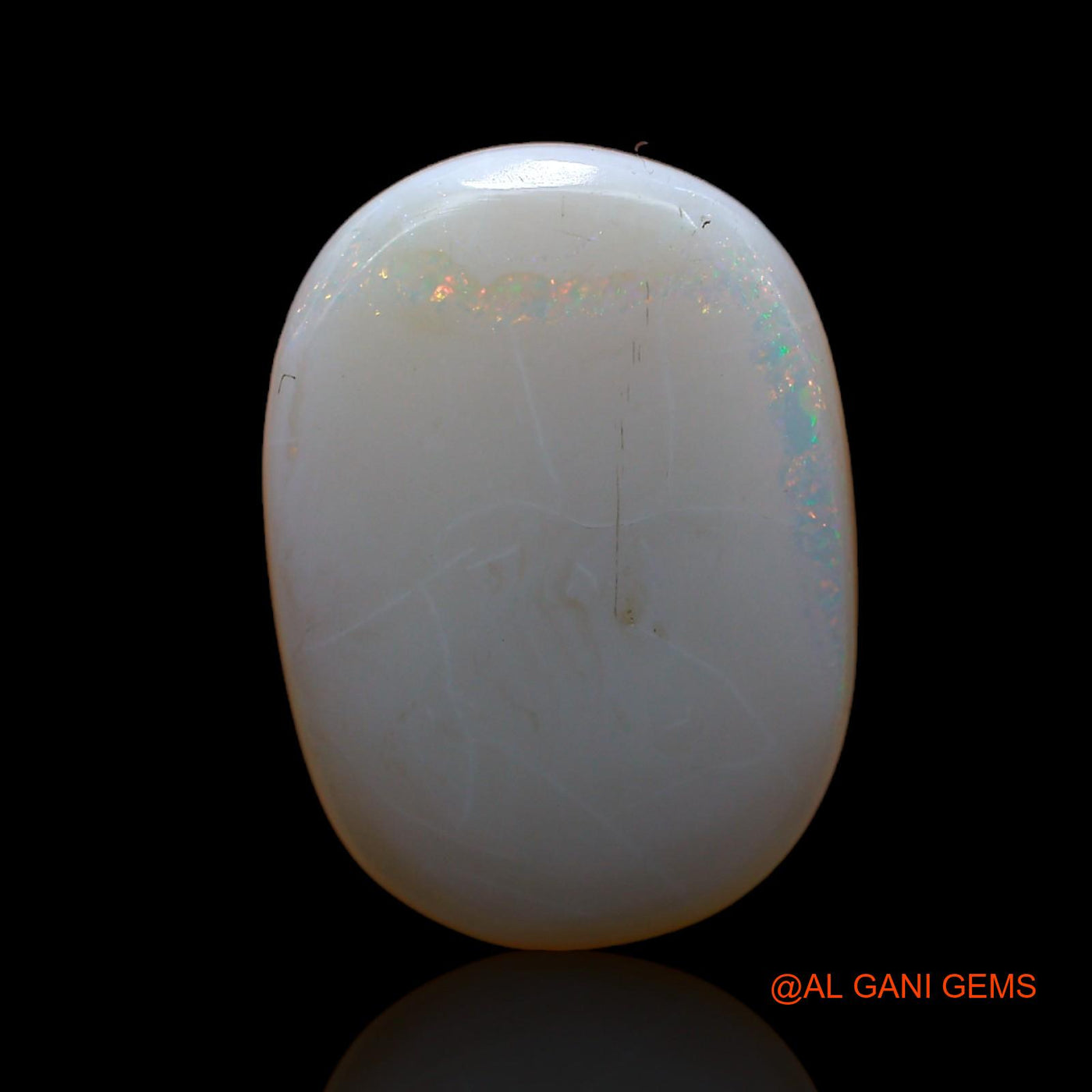 11.00 Cts Natural Australian Fire Opal Loose Gemstone Oval Cabochon 20x15x5 mm AC-505