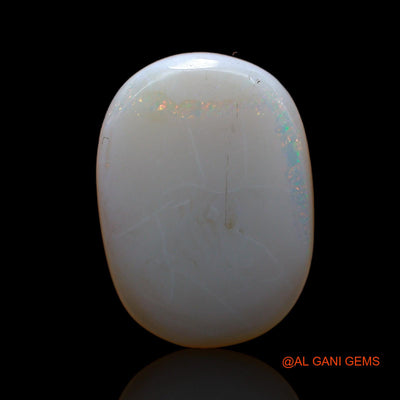 11.00 Cts Natural Australian Fire Opal Loose Gemstone Oval Cabochon 20x15x5 mm AC-505