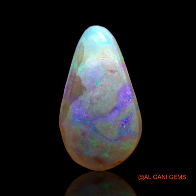 9.00 Cts Unheated Australian Fire Opal Loose Gemstone Pear Cabochon Natural 22x13x6 mm AC-507