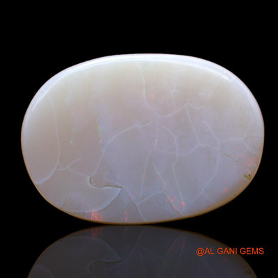17.00 Cts Unheated Australian Fire Opal Loose Gemstone Oval Cabochon Natural 20x14x7 mm AC-508