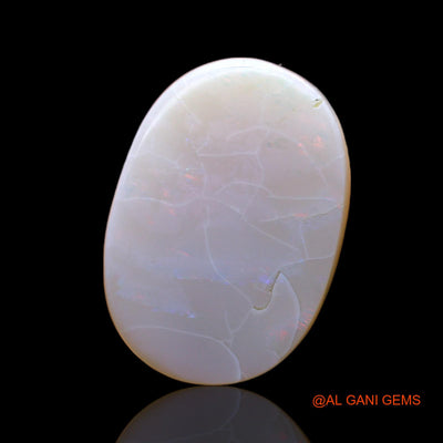 17.00 Cts Unheated Australian Fire Opal Loose Gemstone Oval Cabochon Natural 20x14x7 mm AC-508