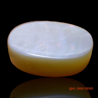 17.00 Cts Unheated Australian Fire Opal Loose Gemstone Oval Cabochon Natural 20x14x7 mm AC-508