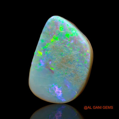 11.00 Cts Natural Australian Fire Opal Loose Gemstone Fancy Cabochon 19x13x6 mm AC-509
