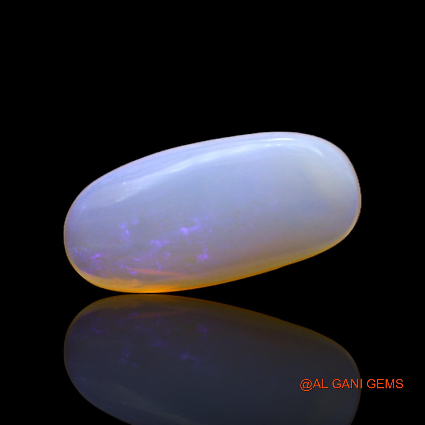 6.00 Cts Unheated Australian Fire Opal Loose Gemstone Fancy Cabochon Natural 20x9x4 mm AC-50