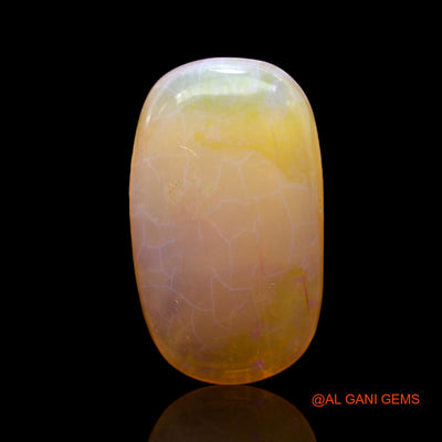 10.00 Cts Natural Australian Fire Opal Loose Gemstone Oval Cabochon 22x13x5 mm AC-511