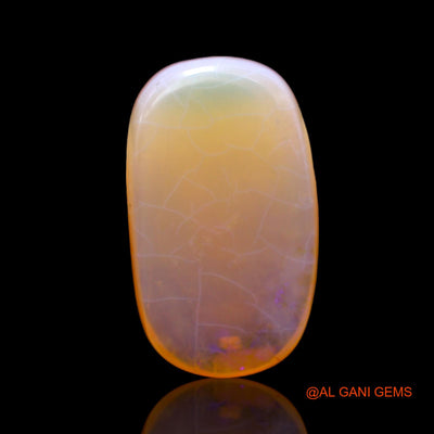 10.00 Cts Natural Australian Fire Opal Loose Gemstone Oval Cabochon 22x13x5 mm AC-511