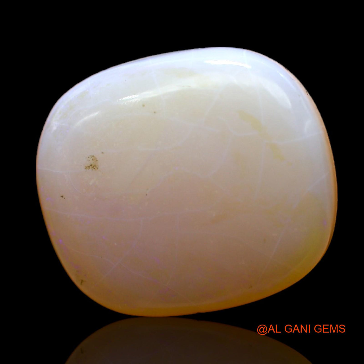 Natural Untreated Fire Opal Loose Gemstone Oval Cabochon From Australia 11.00 Cts 19x16x5 mm AC-512