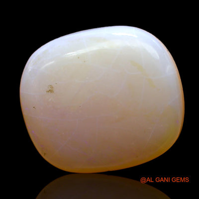 Natural Untreated Fire Opal Loose Gemstone Oval Cabochon From Australia 11.00 Cts 19x16x5 mm AC-512