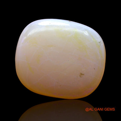 Natural Untreated Fire Opal Loose Gemstone Oval Cabochon From Australia 11.00 Cts 19x16x5 mm AC-512