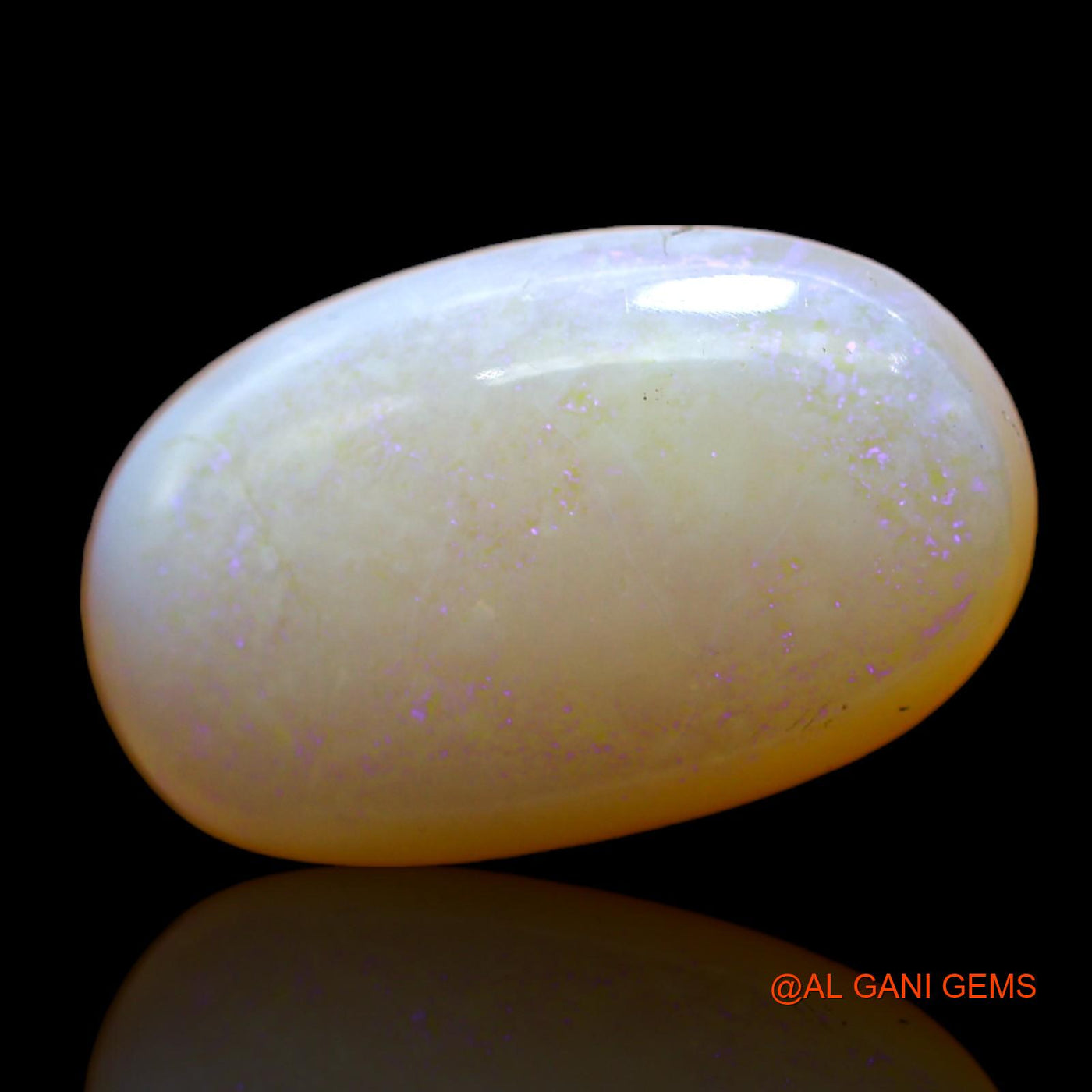 8.00 Cts Natural Australian Fire Opal Loose Gemstone Oval Cabochon 21x12x5 mm AC-514