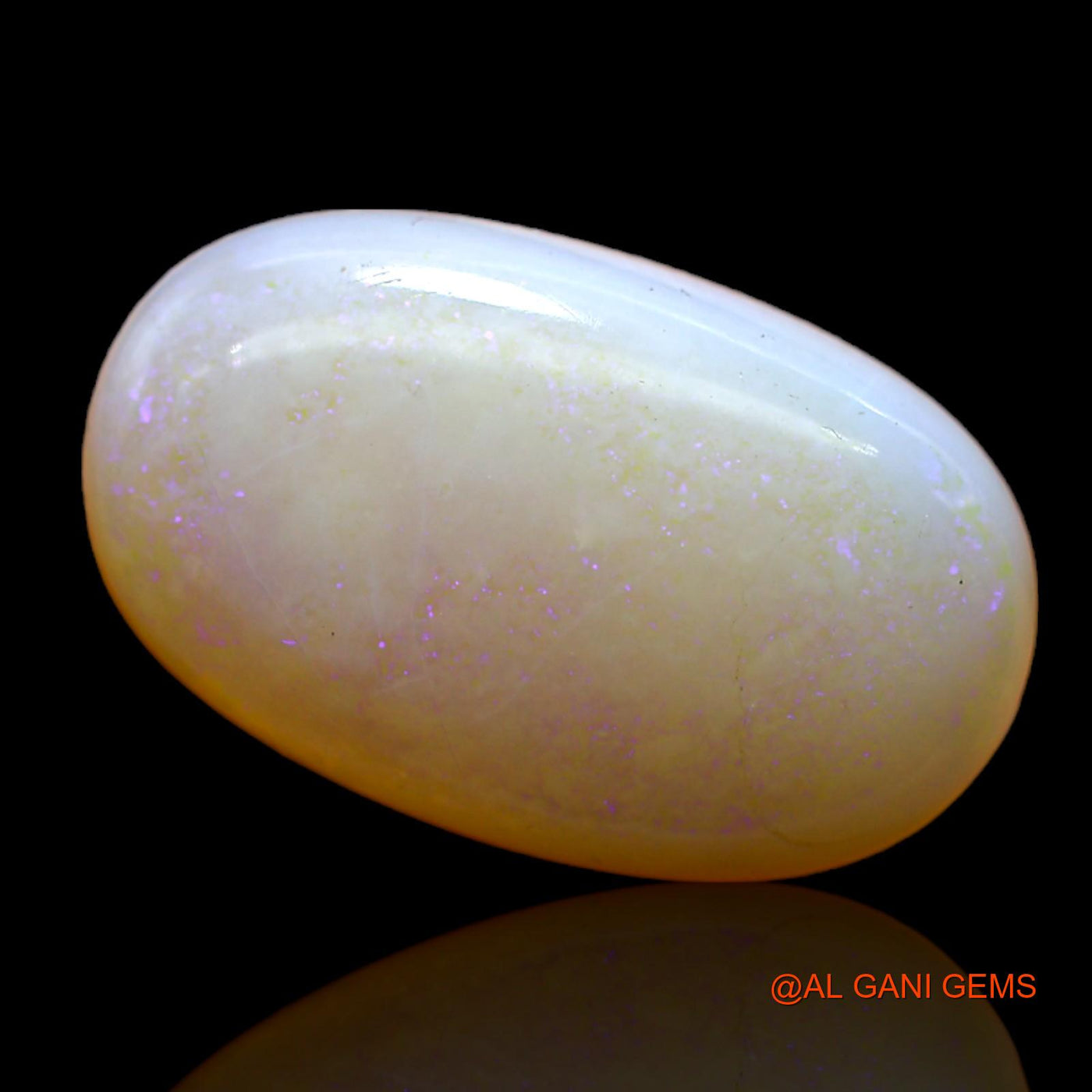 8.00 Cts Natural Australian Fire Opal Loose Gemstone Oval Cabochon 21x12x5 mm AC-514