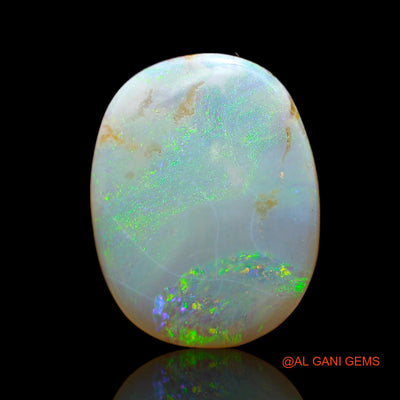 5.00 Cts Natural Australian Fire Opal Loose Gemstone Oval Cabochon 18x14x3 mm AC-515