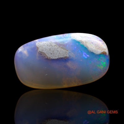 7.00 Cts Natural Australian Fire Opal Loose Gemstone Oval Cabochon 20x11x4 mm AC-516