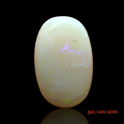 Natural Untreated Fire Opal Loose Gemstone Oval Cabochon From Australia 9.00 Cts 20x12x5 mm AC-517