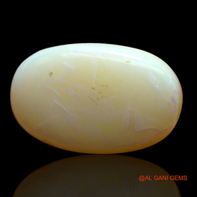 Natural Untreated Fire Opal Loose Gemstone Oval Cabochon From Australia 9.00 Cts 20x12x5 mm AC-517