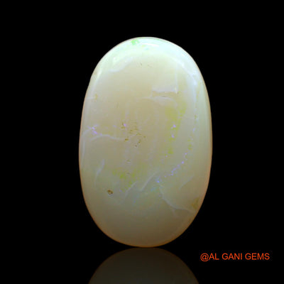Natural Untreated Fire Opal Loose Gemstone Oval Cabochon From Australia 9.00 Cts 20x12x5 mm AC-517