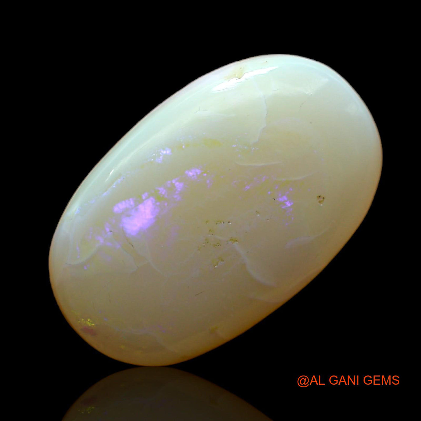 Natural Untreated Fire Opal Loose Gemstone Oval Cabochon From Australia 9.00 Cts 20x12x5 mm AC-517