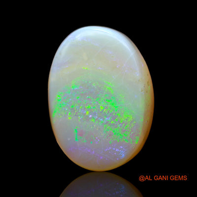 Natural Untreated Fire Opal Loose Gemstone Oval Cabochon From Australia 12.00 Cts 18x13x4 mm AC-519